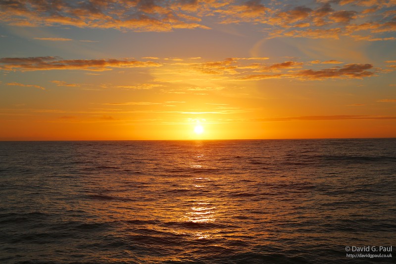Sunset over Drakes Passage