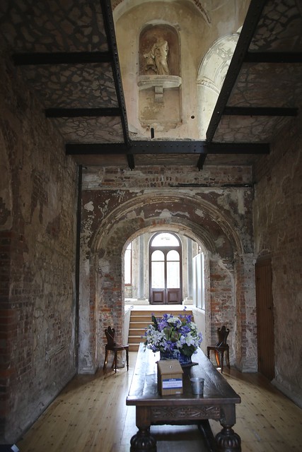 Inside Lulworth Castle