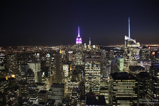 Empire State Building at night
