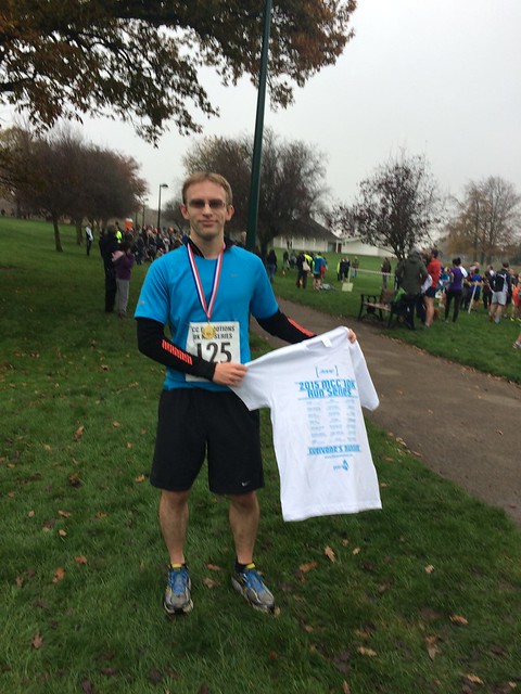 Finisher’s tee and medal