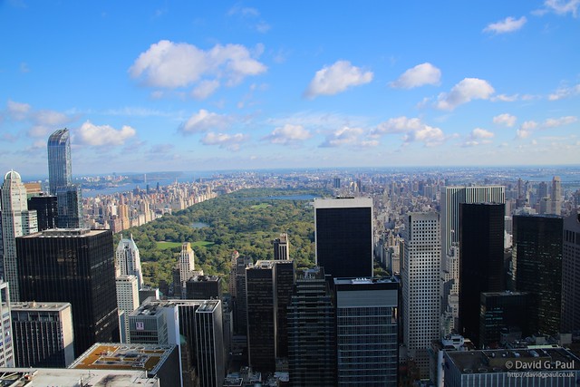 Central Park as seen from Top of the Rock