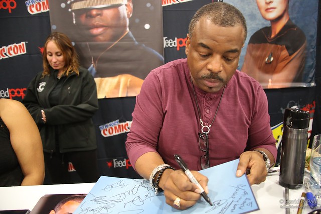 LeVar Burton (Lt. Cmdr. Geordi La Forge in Star Trek: TNG)