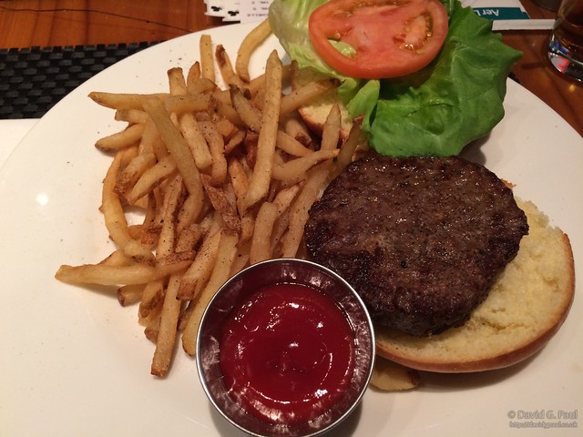 Steak Burger and Fries
