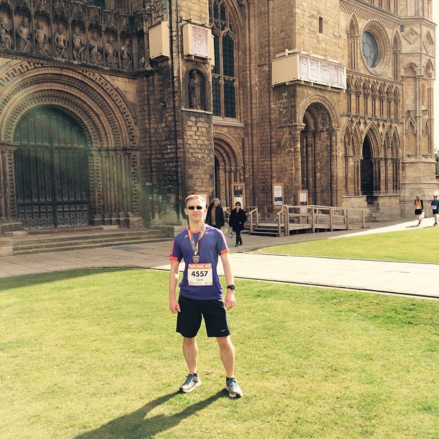 Outside the Lincoln Cathedral
