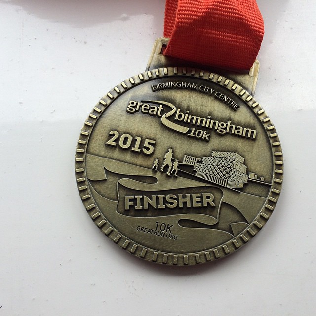 Finisher’s medal