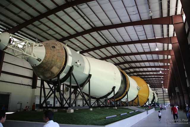 Looking back at the full Saturn V rocket