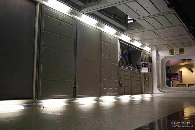 ISS module interior