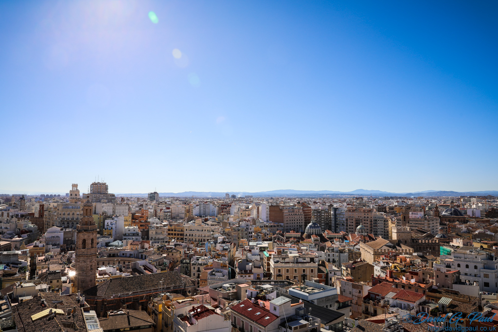 View from Valencia Cathedral Bell Tower