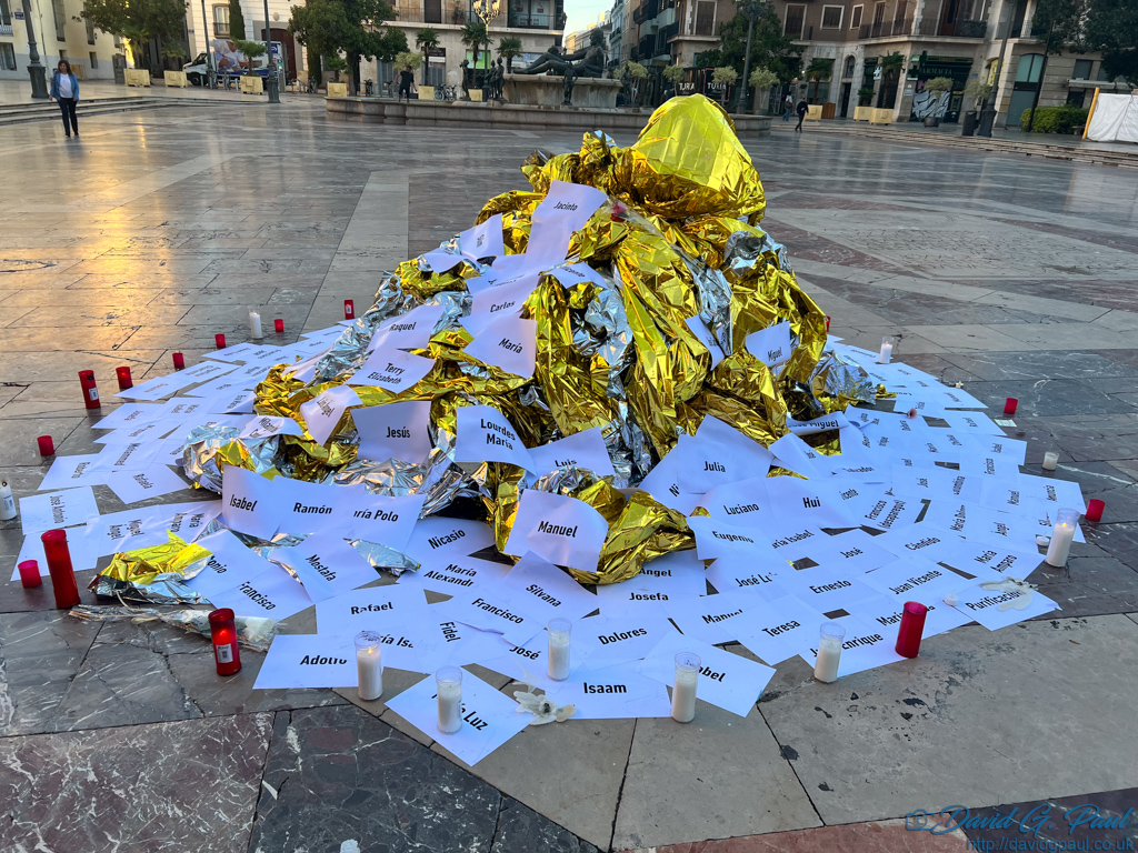 In memory of the 2024 DANA flood victims, Valencia Cathedral