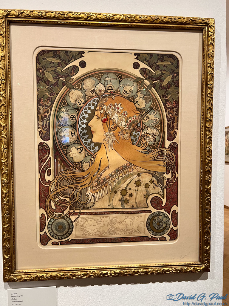 A print of an image by Mucha