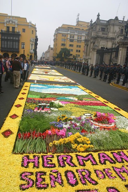 Floral arrangement in Lima