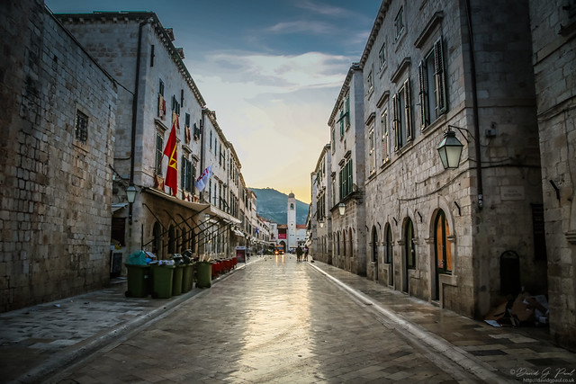 Stradun in the early morning