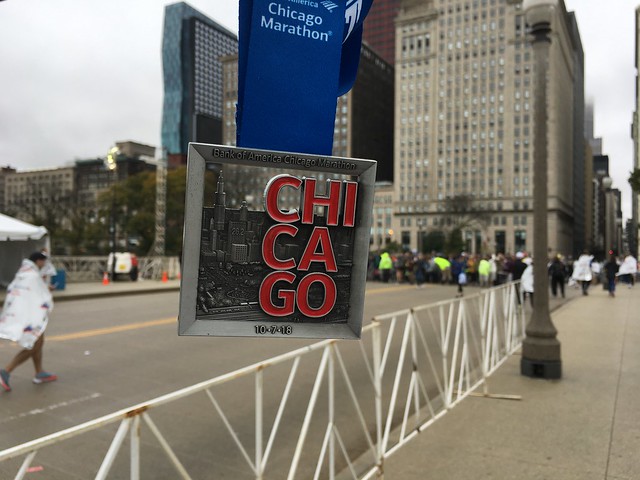Chicago Marathon 2018 finishers medal