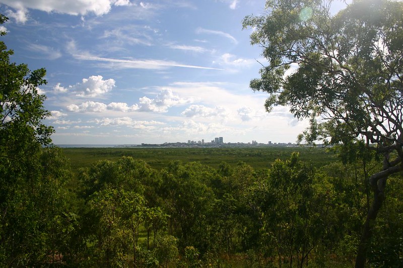 Darwin, as seen from Charles Darwin National Park