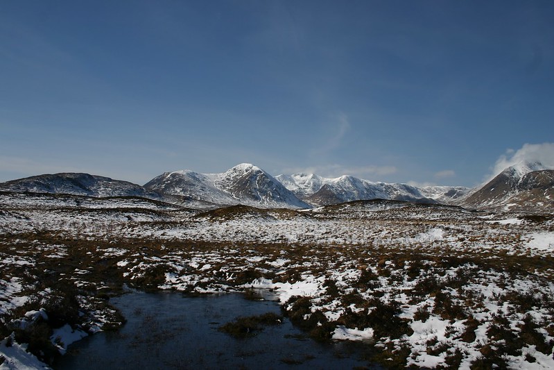 Snowfall on the Highlands