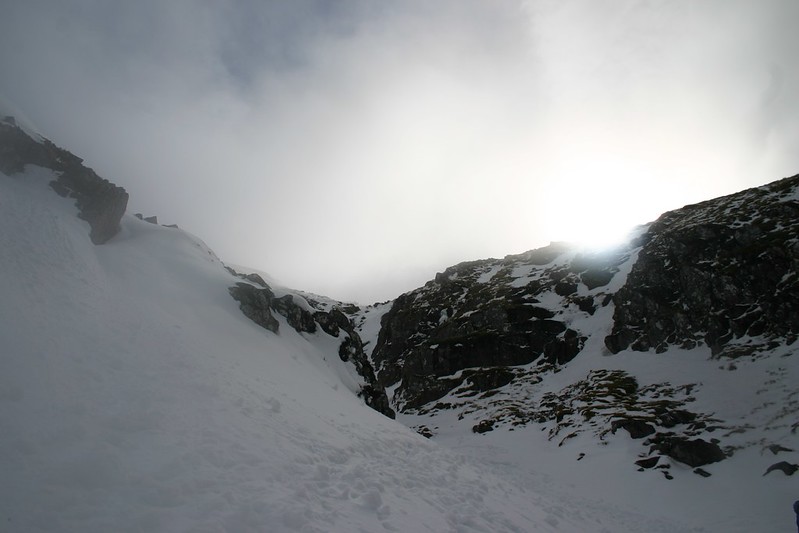 Approaching the summit