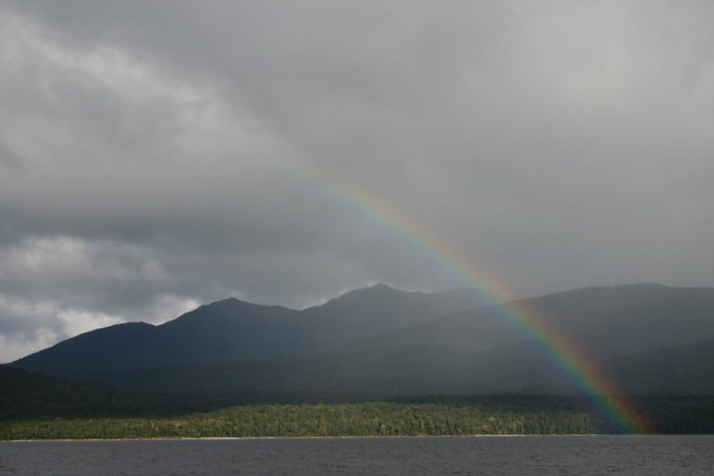 Rainbow in Te Anau