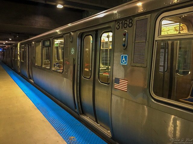 Taking the train to downtown