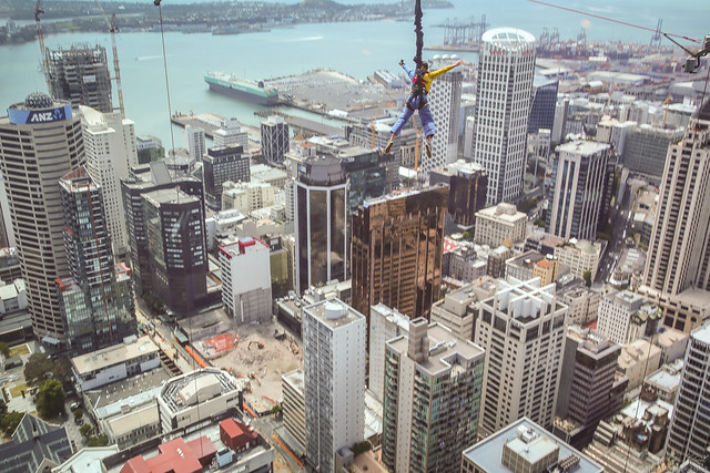 Jumping from the Sky Tower