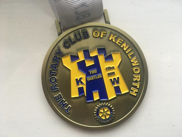 Two Castles finishers medal