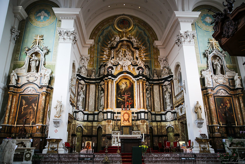 Inside the church of Moses and Aaron