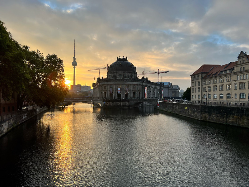 Sunrise over the River Spree