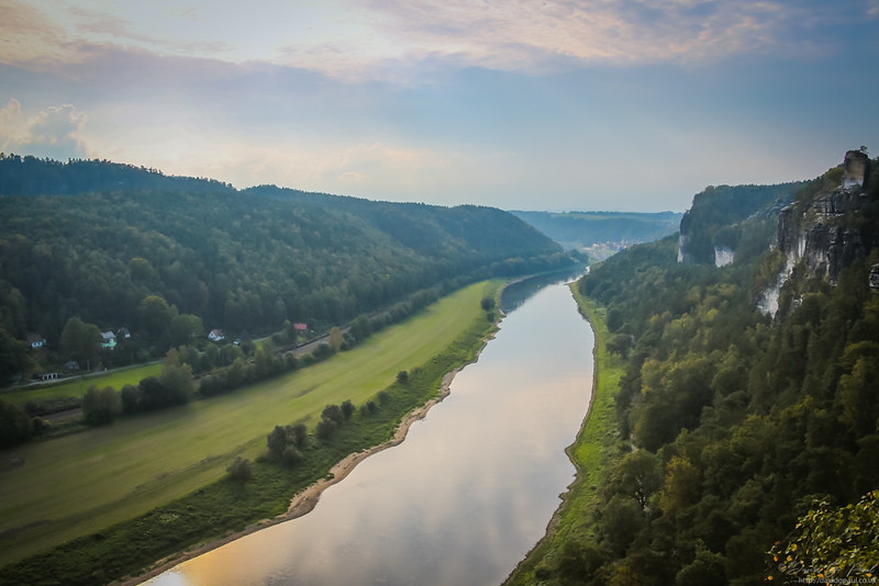 View of the river Elbe