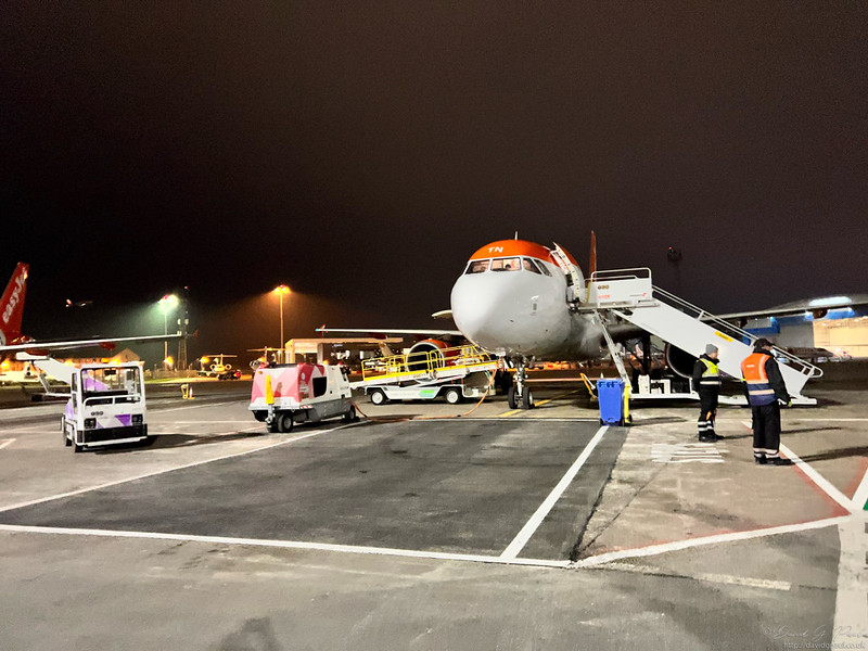 Boarding the aircraft