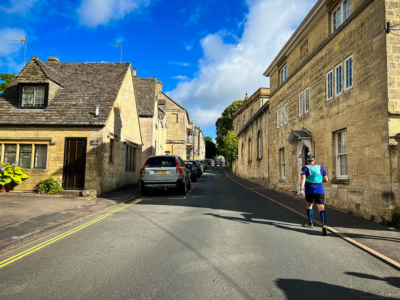 Walking up-hill through Painswick