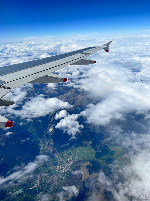 Flying over Italy