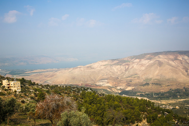 Sea of Galilee and Golan Heights