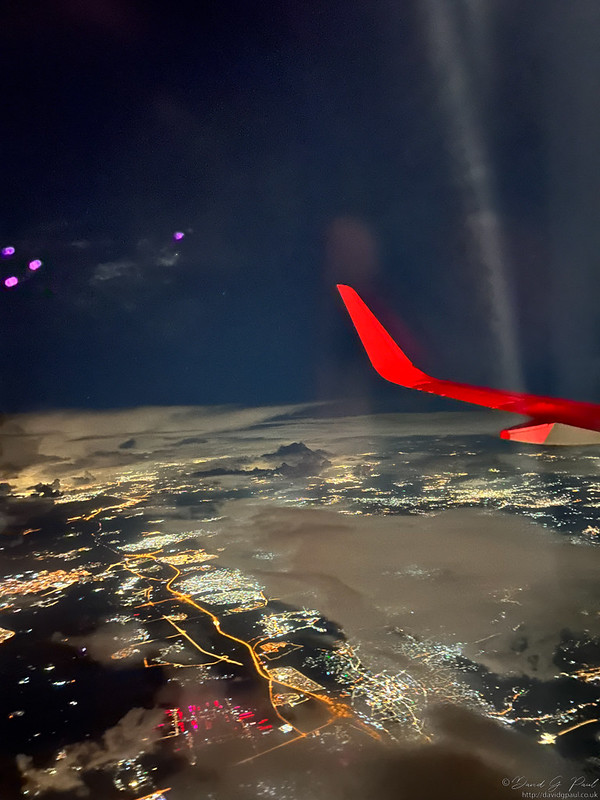 Flying over Israel