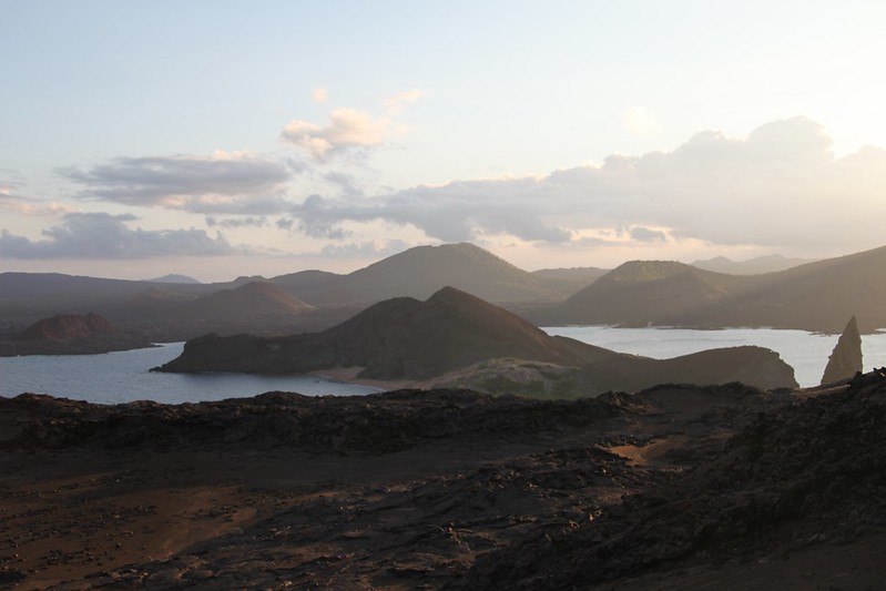 Isla Bartolome at dusk