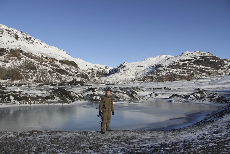 Me at Mýrdalsjökull Glacier