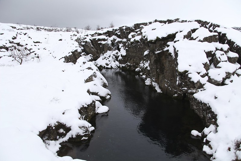 Between tectonic plates