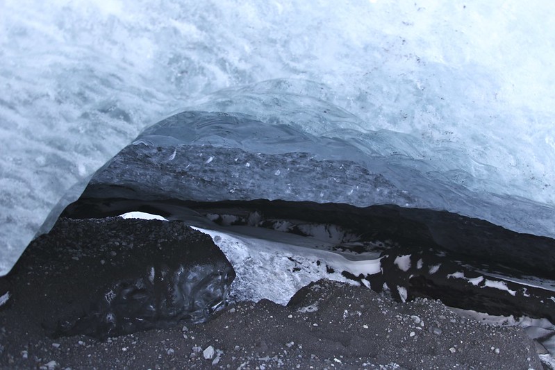 Underneath a Glacier at Mýrdalsjökull