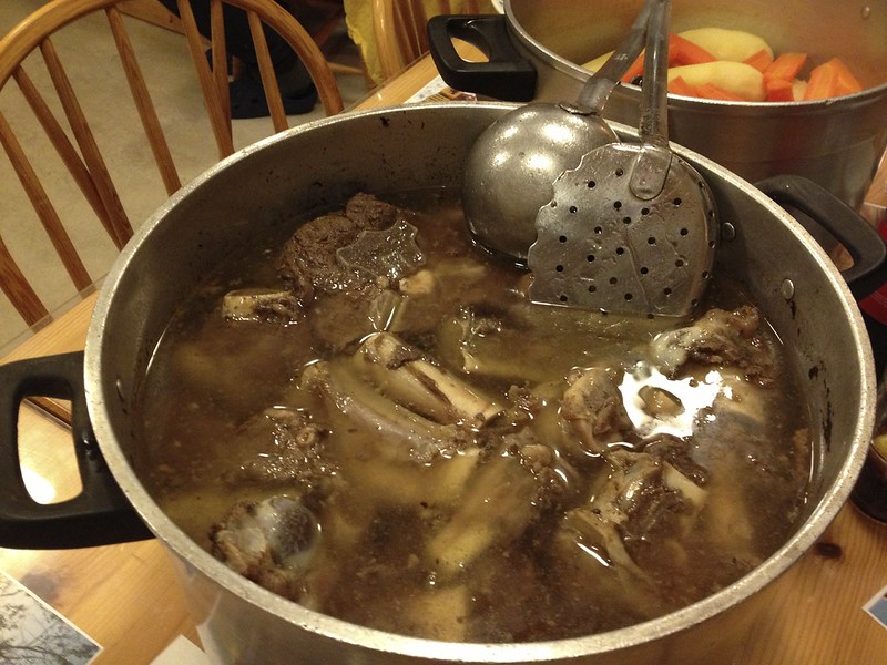 Reindeer and Elk stew
