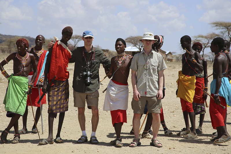 Me with a Samburu tribe