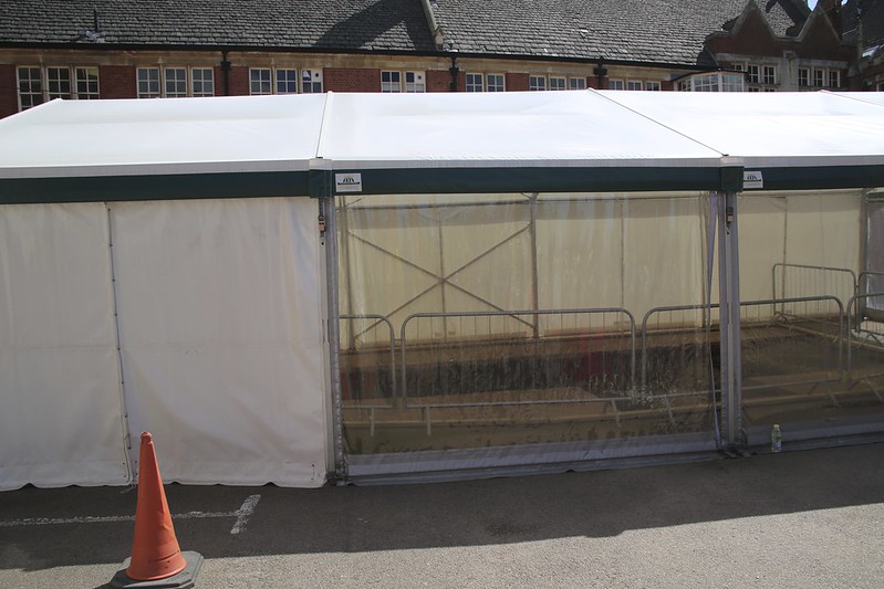 Tent over trench 1